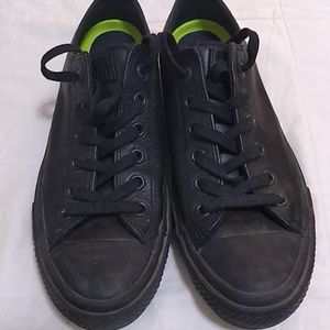 Leather Converse